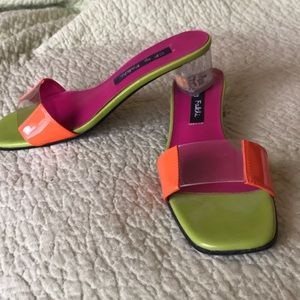 CF by Falchi neon sandals